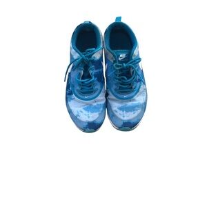 NIKE Air Max Thea Print Light & Dark Blue Sneakers Athletic Shoes